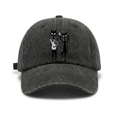 Black Cat Music Baseball Cap