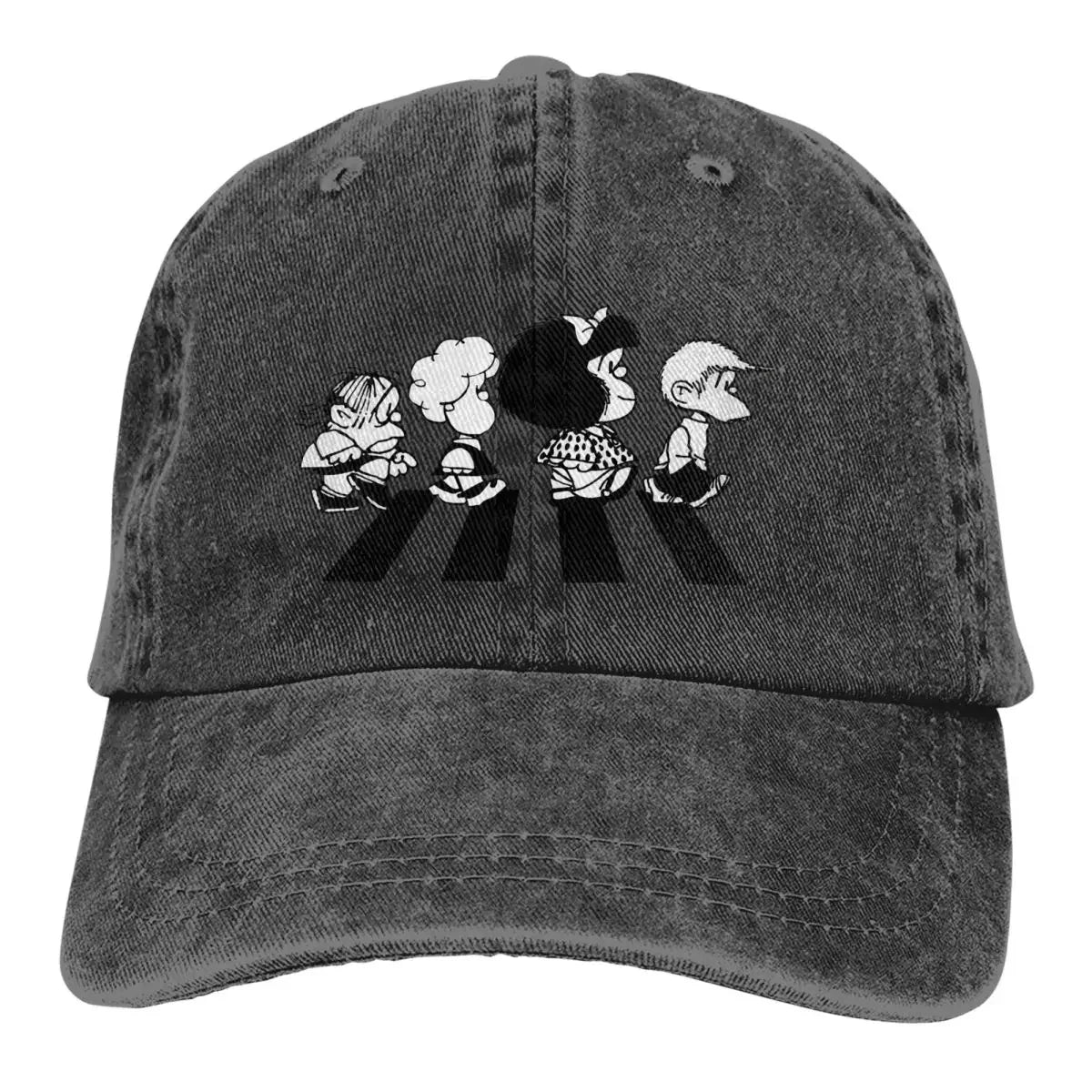 Her Friends Baseball Caps Peaked Cap Mafalda Cartoon Sun Shade Hats