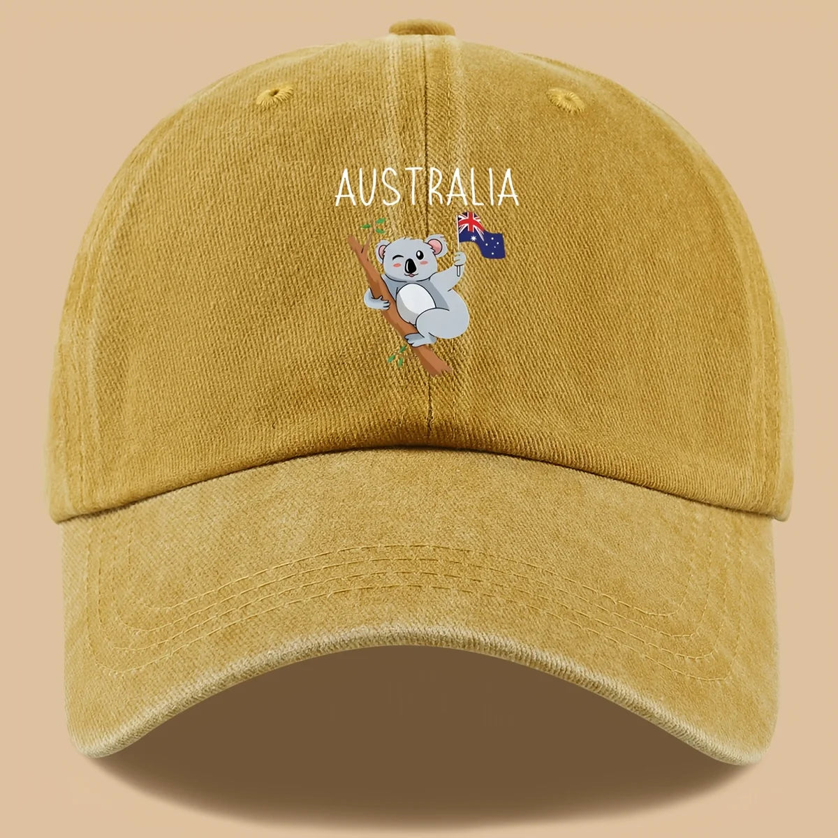 Australia Koala & Flag Baseball Cap