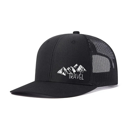Peak TRAVEL Curved Adult Baseball Cap for Men Women Outdoor Mesh Duck Hat