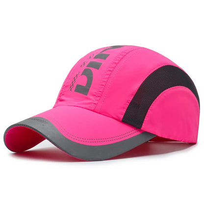 Summer Men Baseball Cap Sport Running Quick Drying Hat Man Women