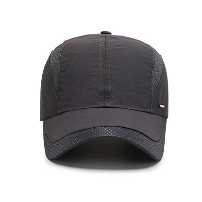 New Spring Summer Men Baseball Caps Male Breathable Mesh Black Sport