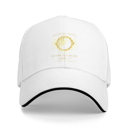 Spain Total Solar Eclipse 2026 Totality Sandwich Baseball Cap
