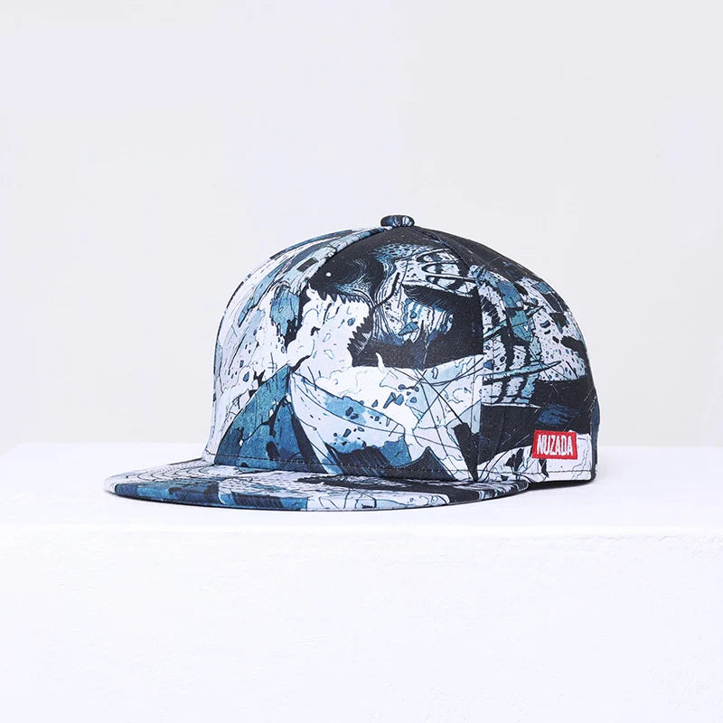 New Arrival Men Women Baseball Cap Graffiti Print Couple Snapback Hat