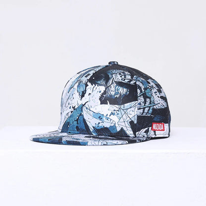New Arrival Men Women Baseball Cap Graffiti Print Couple Snapback Hat
