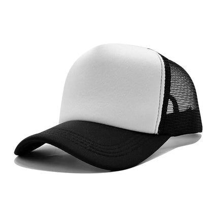Fashion Adjustable Baseball Cap Mesh Breathable Snapback Hats