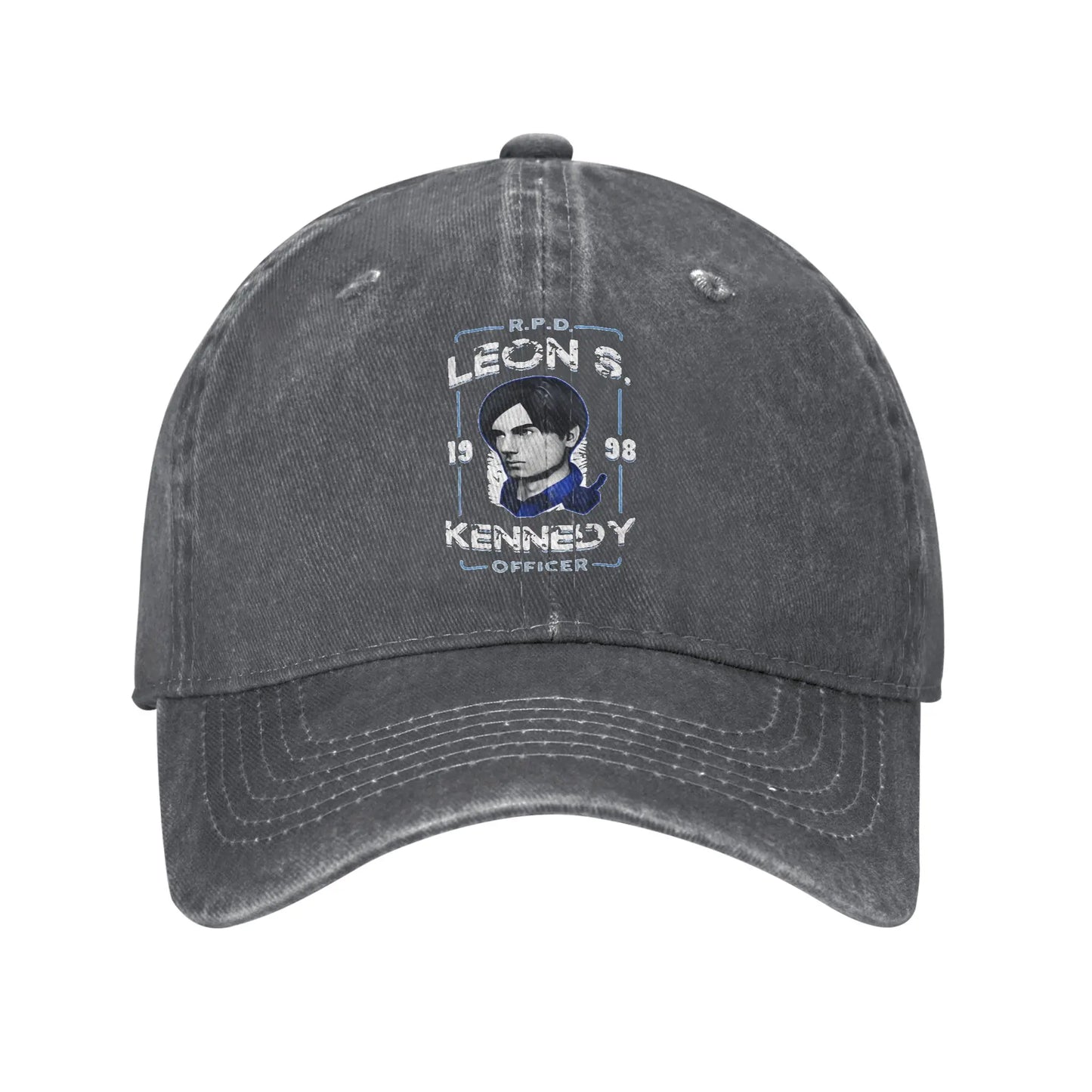 Handsome Man Leon Kennedy Gamer Fans Art Sun Baseball Cap