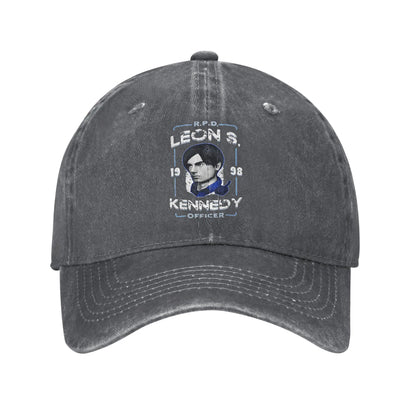 Handsome Man Leon Kennedy Gamer Fans Art Sun Baseball Cap