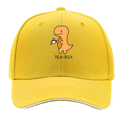 Tea Rex Dinosaur Tea Time Baseball Cap