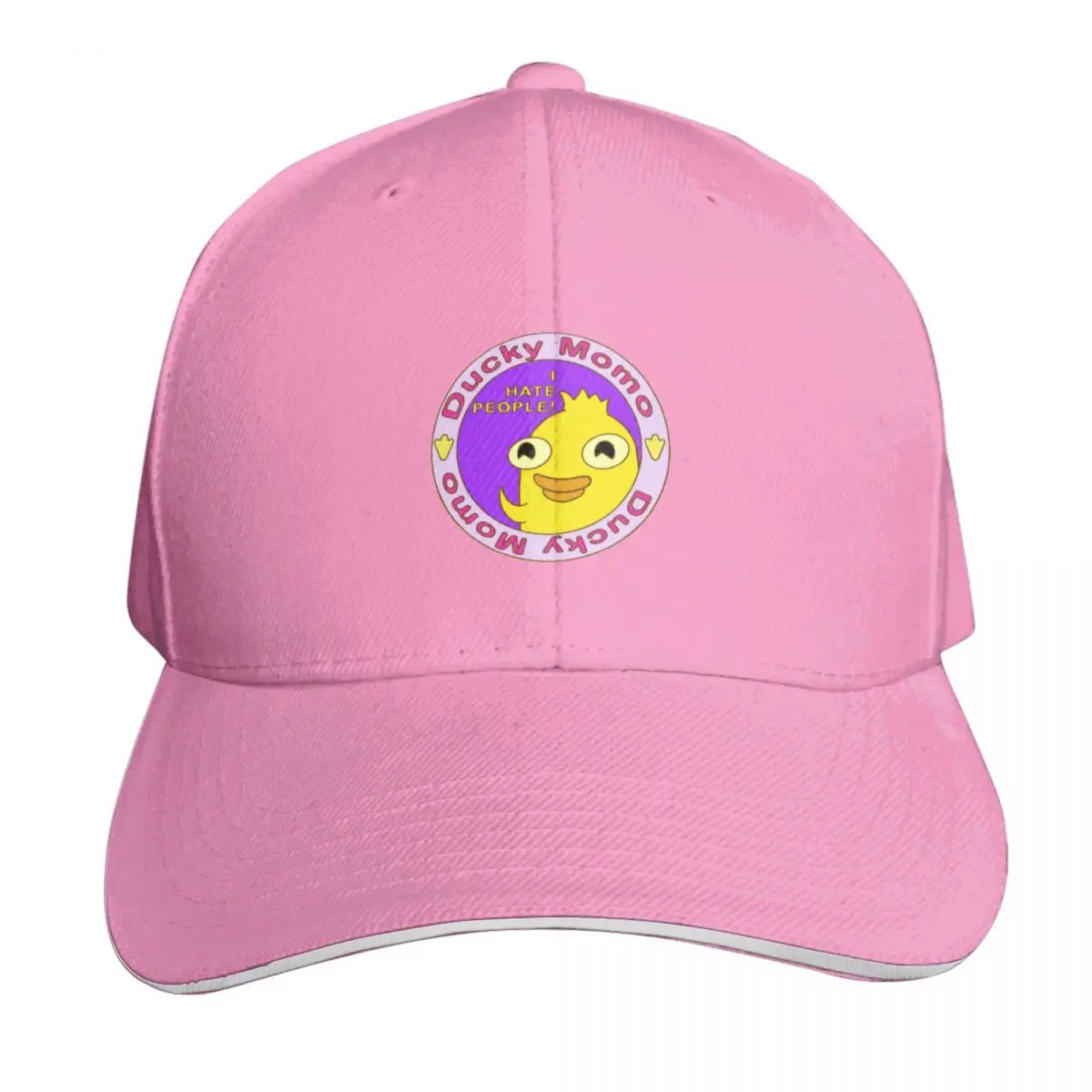 Ducky Momo I Hate People Baseball Cap