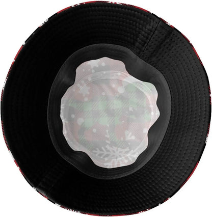 Christmas Bucket Hats Fashion Summer Sun Cap Packable
