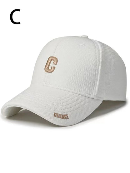 Retro Letter C Cotton Baseball Cap
