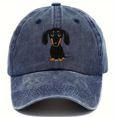 Unisex Dog Embroidery Baseball Cap
