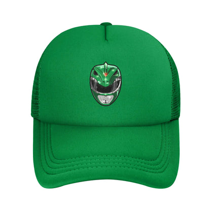 Gold Zeo Power Rangers Mesh Baseball Caps