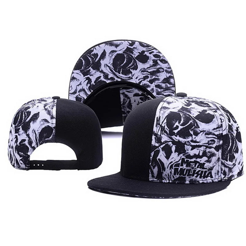Metal Mulisha Men Women Baseball Cap Skull Embroidery Snapback Cap Hip Hop Hat