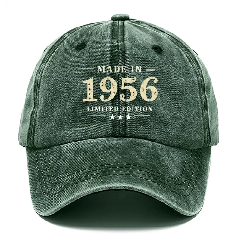 A Vintage-Style 1956 Printed Hat Baseball Cap