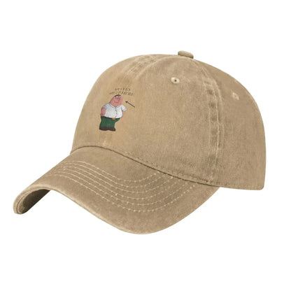 Vintage Families Cartoon Peter Griffin Meme Baseball Caps
