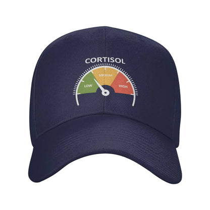 Low Cortisol Levels V Hats Stylish Baseball Cap