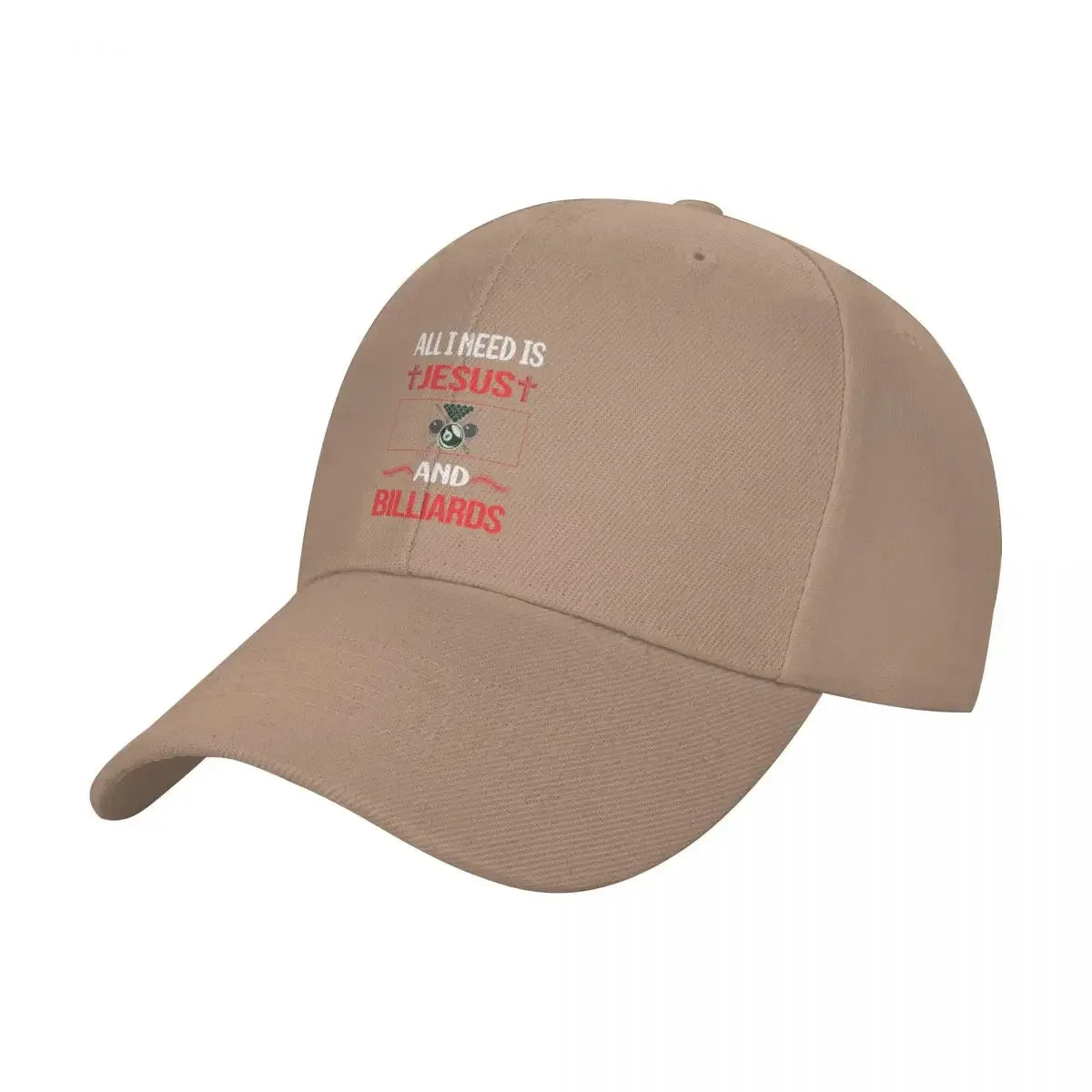 New Funny Jesus Billiards Baseball Cap