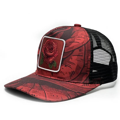 Luxury Brand Men Mesh Snapback Cap Outdoor Sport