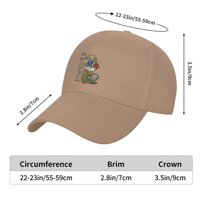 Moominvalley Snufkin Quote Baseball Cap