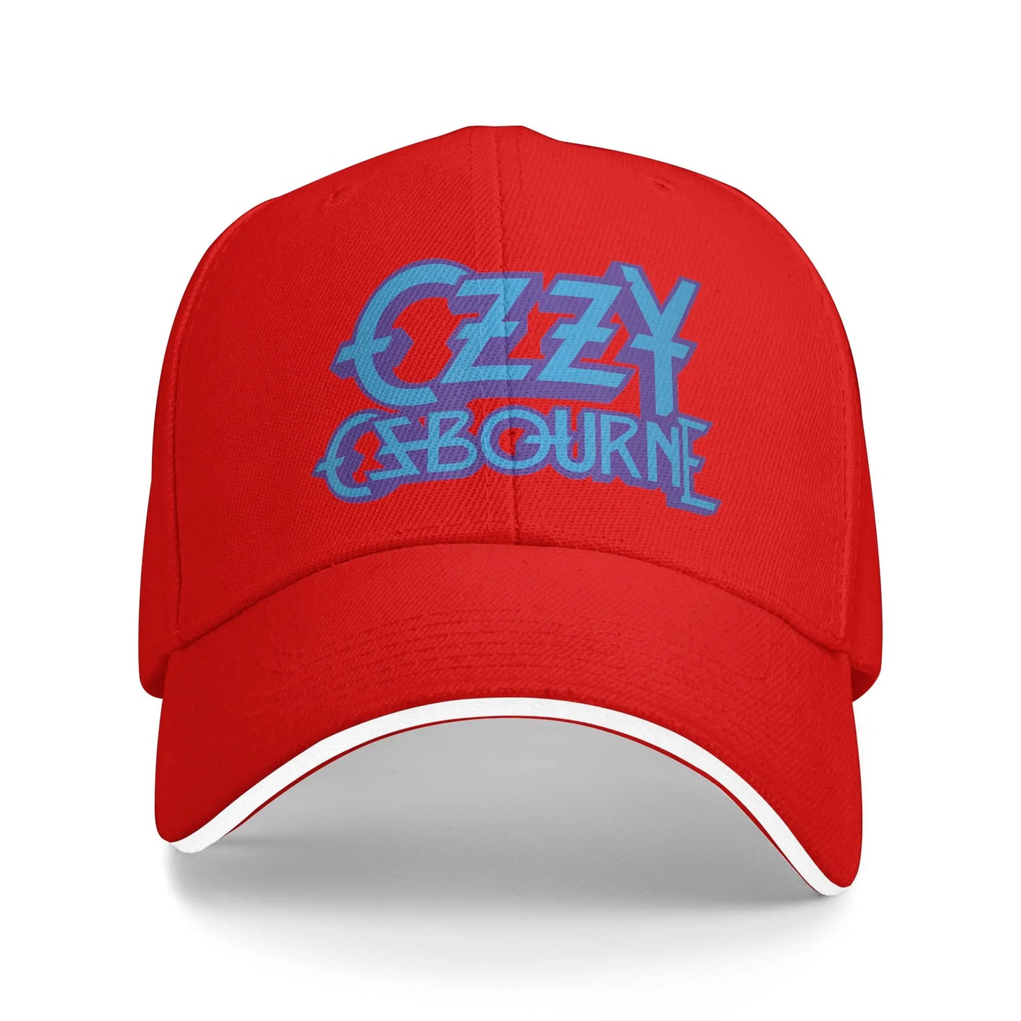 Ozzy Osbourne Purple And Blue Logo Baseball Cap