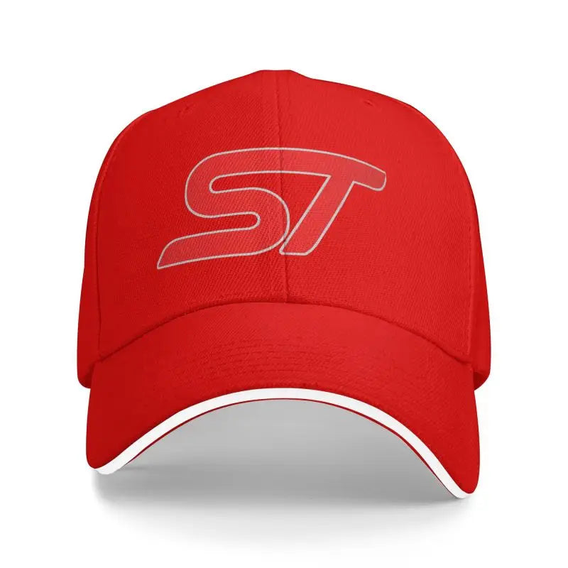 ST Logo Print Baseball Cap