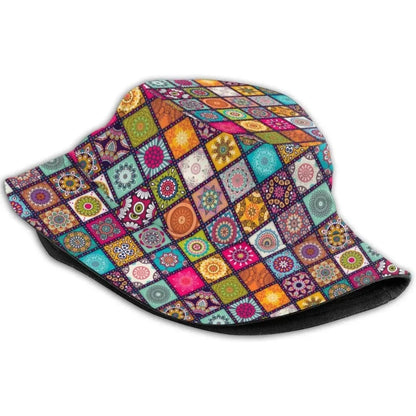 Mandala Fisherman Cap Hip Hop Gorras Summer Unisex Printing Bucket Hat