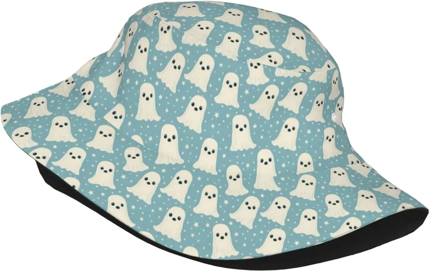 Halloween Bucket Hat Funny Ghost Hat