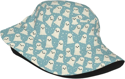 Halloween Bucket Hat Funny Ghost Hat