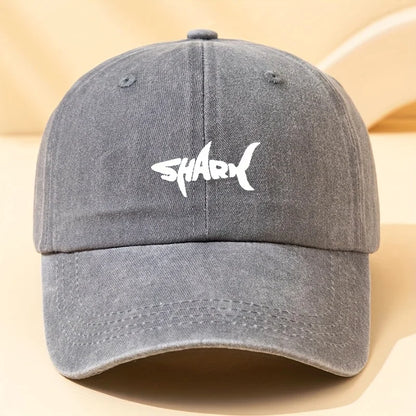 Fashionable Shark Print Baseball Cap