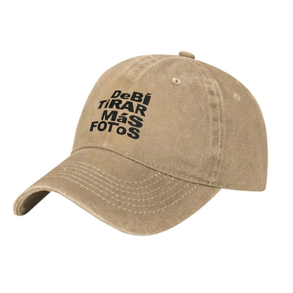 Vintage DTMF With Bear Cartoon Debi Tirar Mas Fotos Baseball Cap For Men Women