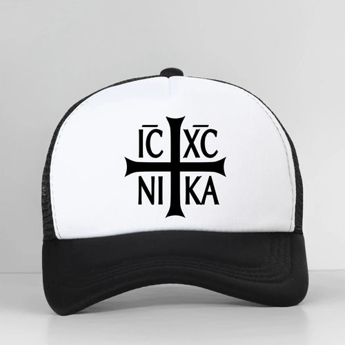 Jesus Christian Prayer Cross Mesh Baseball Cap