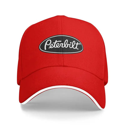Peterbilt Truck Racing Print Baseball Cap