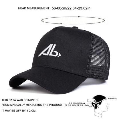 Unisex AB Letter Embroidery Baseball Caps