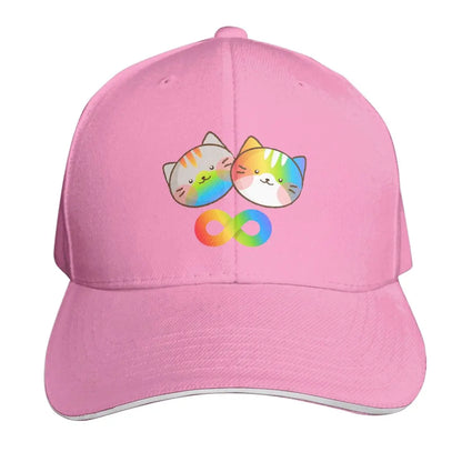 Autistic Cat Animal Cap Fashion Casual Baseball Caps