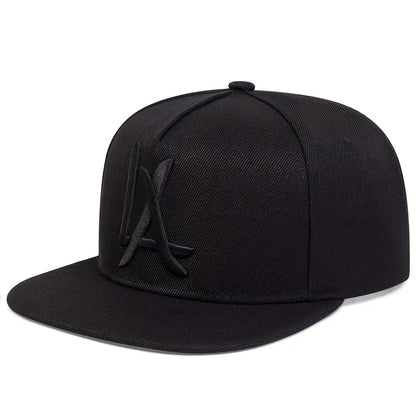 Unisex Letter Embroidery Hip-hop Hats Snapback Cap