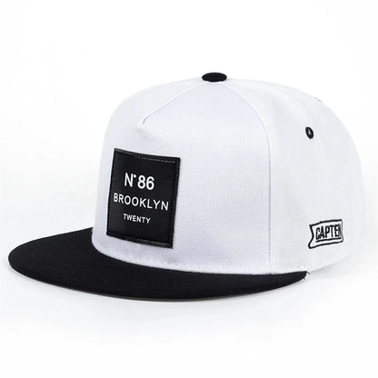 BROOKLYN Baseball Cotton Adjustable Snapback Hat Leather Label N86 Hip Hop Caps