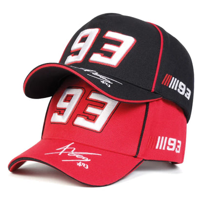 New Fashion 93 Letter Embroidery Adjustable Snapback Cap