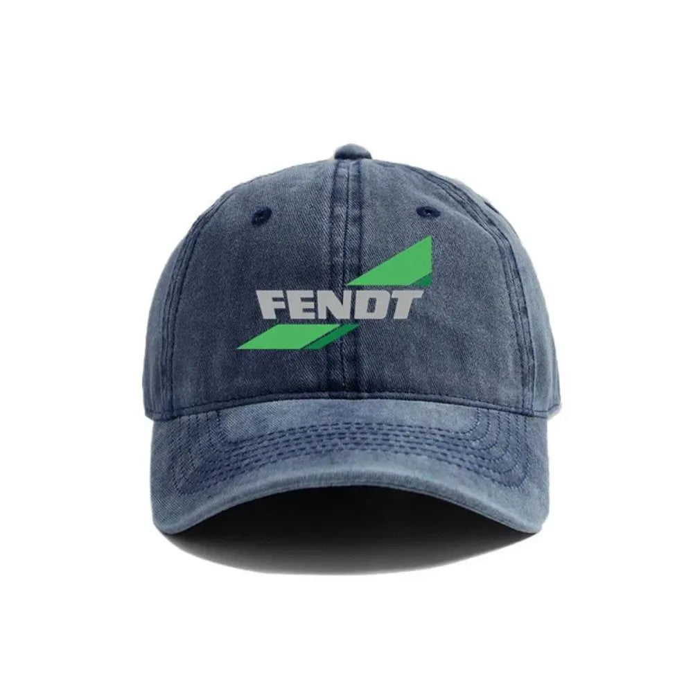 Fendt Agricultural Farming Tractors Distressed Baseball Cap
