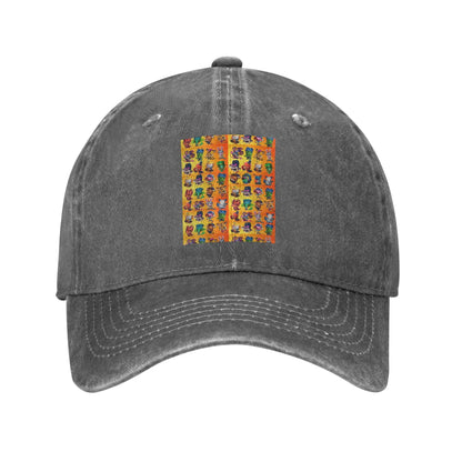Zooba Battle Arena Denim Cap Casual Baseball Caps