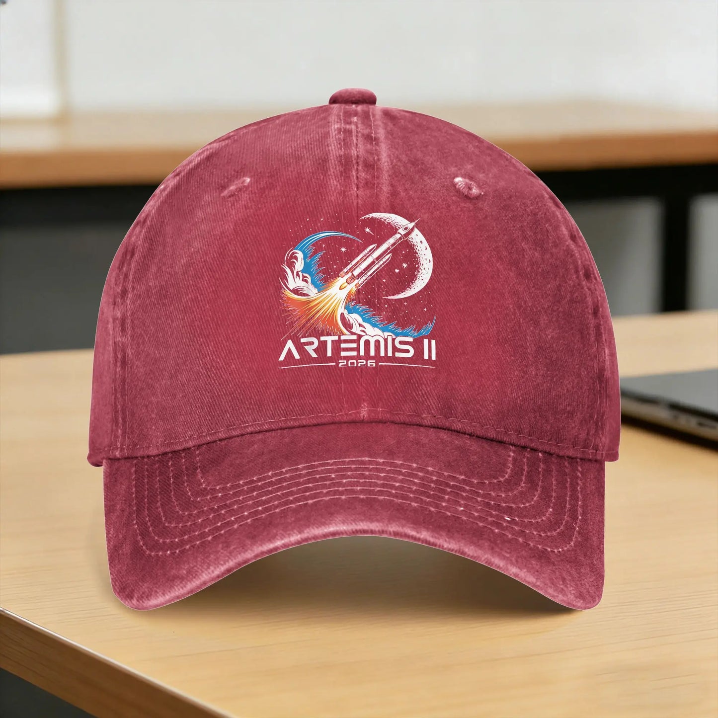 Artemis II Back to the Moon 2026 Sun Baseball Cap