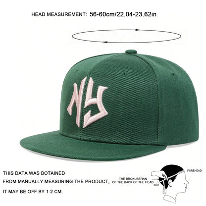 Unisex Letter Embroidery Hip-hop Hats Baseball Caps Sunscreen Hat Snapback Caps