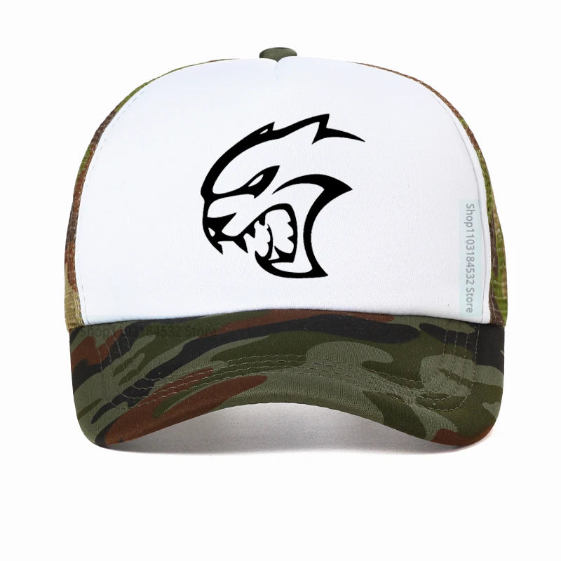 Hellcat Head Mesh Baseball Cap