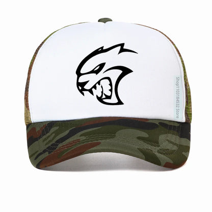 Hellcat Head Mesh Baseball Cap