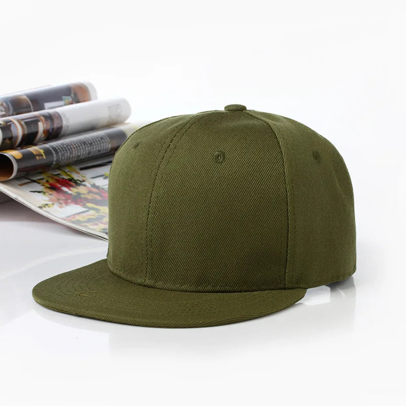 New Hot Sale Cap Plain Snapback Hat High Quality Adult Hip Hop Baseball Cap Men Women