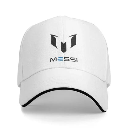 Custom Black Messis 10 Football Soccer Baseball Cap Hip Hop Men Women's