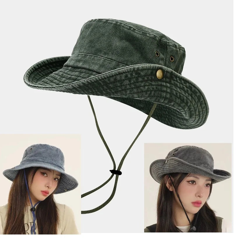 Summer Spring Autumn Caps S Big Headun Visor Hiphop Bucket Hats