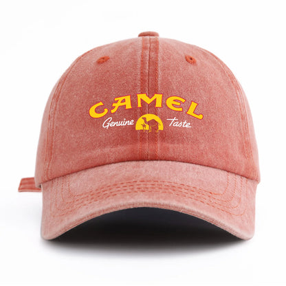 CAMEL Print Washed Baseball Cap For Adults
