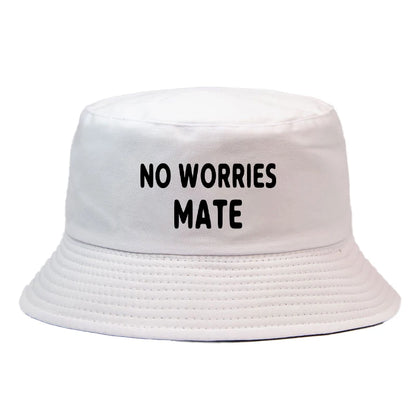 No Worry Mate Reversible Bucket Hat Fashion Girl Boy